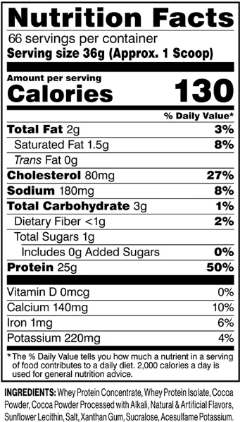 C4 Whey Protein (5lb) - Imagen 2